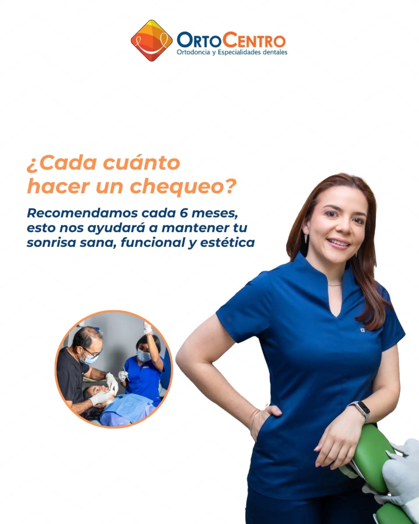 Profesional real de OrtoCentro en atención al paciente
